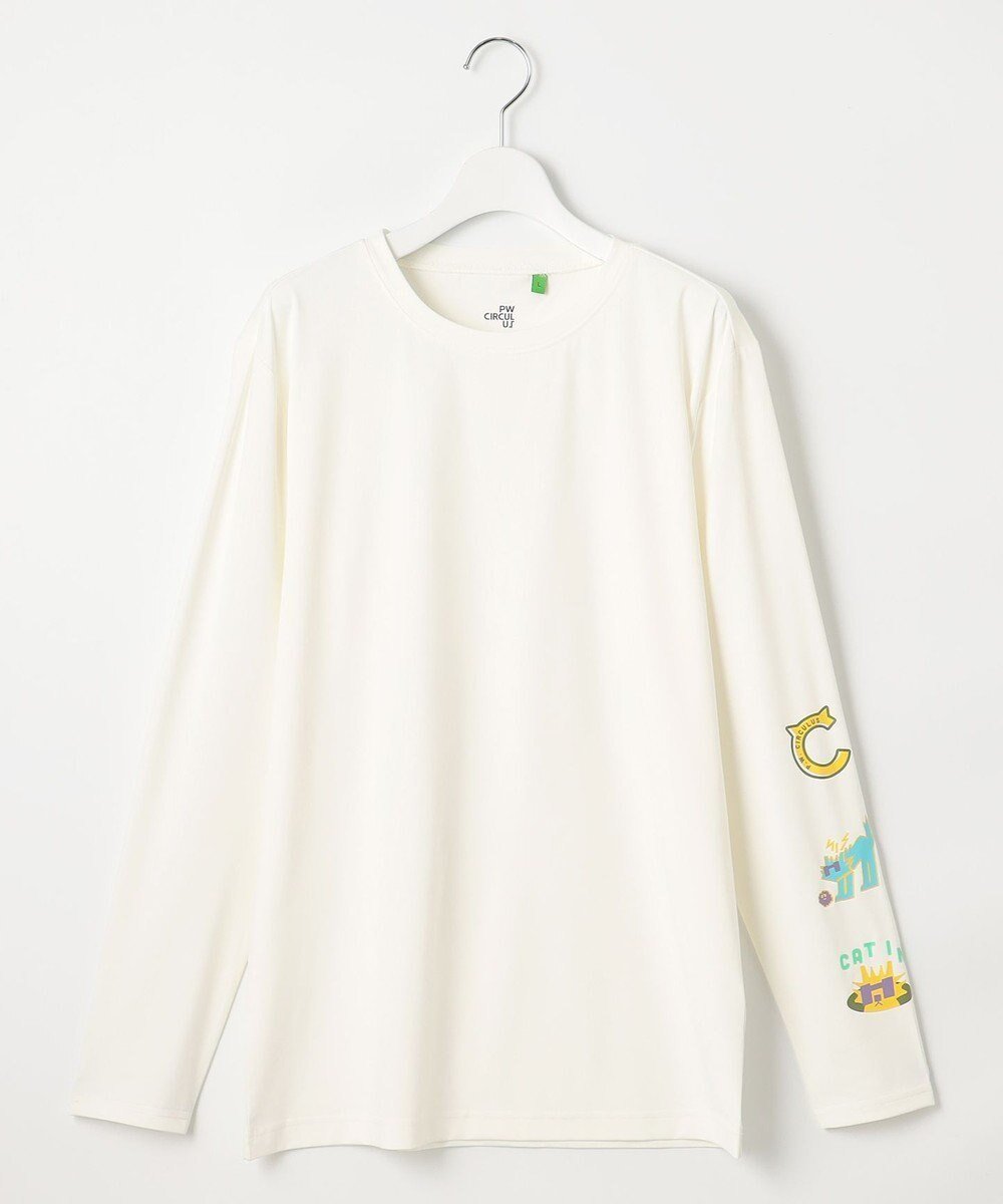 【ピーダブリュサーキュラス/PW CIRCULUS / MEN】の【UV遮蔽率98% UVカット】【MEN】UVインナー ゴルフ インテリア・キッズ・メンズ・レディースファッション・服の通販 founy(ファニー) 　ファッション　Fashion　メンズファッション　Fashion for Men　トップス・カットソー　Cut & Sew Tops　メンズシャツ　Shirts　おすすめ　Recommended / Our Picks　インナー　Innerwear　カットソー　Cut and Sewn Top　ゴルフ　Golf　ストレッチ　Stretch, Stretchy Fabric　半袖　Short Sleeve, Half Sleeve　夏　Summer　春　Spring　S/S・春夏　SS, Spring/Summer, Warm Season　ホワイト系|ID: prp329100004698475 ipo3291000000034295245