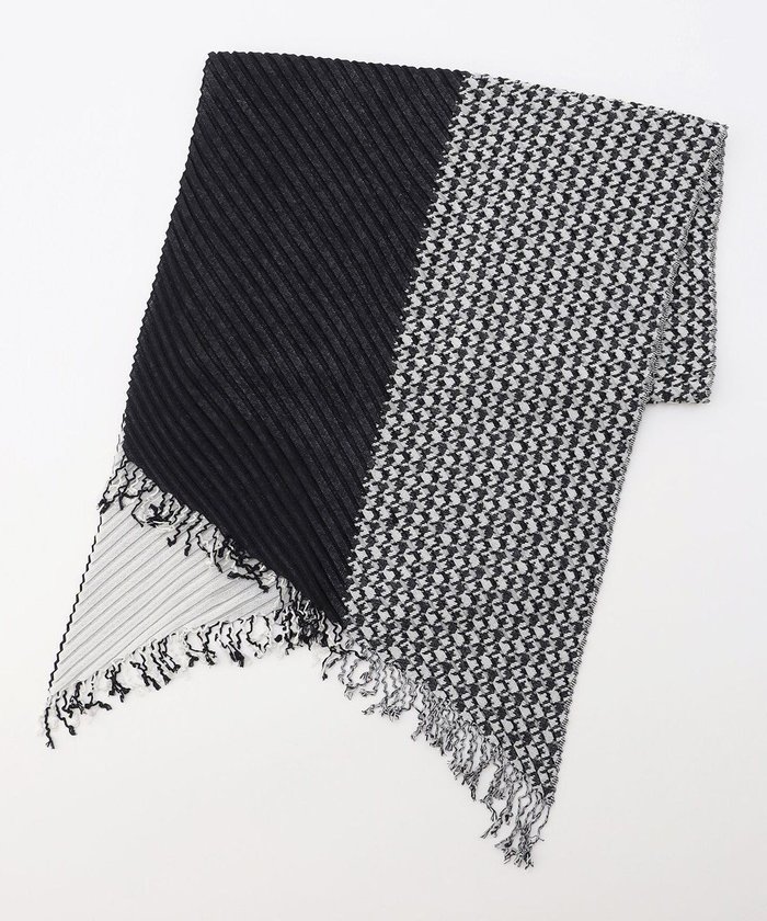 【ジョゼフ オム/JOSEPH HOMME / MEN】の新色【上質素材】シルクカシミヤ 千鳥パターンプリーツ インテリア・キッズ・メンズ・レディースファッション・服の通販 founy(ファニー) https://founy.com/ ファッション Fashion メンズファッション Fashion for Men ショール Shawl, Wrap シルク Silk, 100% Silk ストール Stole, Wrap パターン Pattern, Design Print プリーツ Pleats, Pleated ミックス Mix, Mixed Style エレガント 上品 Elegant 切替 Switching, Contrast Panel A/W・秋冬 Autumn/Winter |ID: prp329100004698493 ipo3291000000034515295