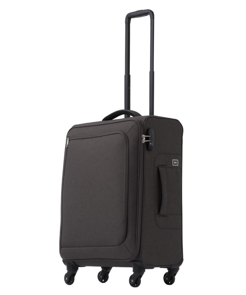 【エースバッグズアンドラゲッジ/ACE BAGS & LUGGAGE】のace. ロックペイントSS キャリーケース 58L 35702 エース インテリア・キッズ・メンズ・レディースファッション・服の通販 founy(ファニー) 　ファッション　Fashion　レディースファッション　Fashion for Women　スーツ　Business Suits & Workwear　シンプル　Simple, Minimal　トラベル　Travel, Travel Gear　手帳　Planner, Notebook　ハーフ　Half, Half-Length　ポケット　Pocket, Pocket Detail　メッシュ　Mesh, Net Fabric　リュック　Backpack, Rucksack　再入荷　Restock / Back in Stock　旅行　Travel　スーツケース キャリーケース　Suitcase / Carry Case　ヘザーブラック|ID: prp329100004698503 ipo3291000000033928026