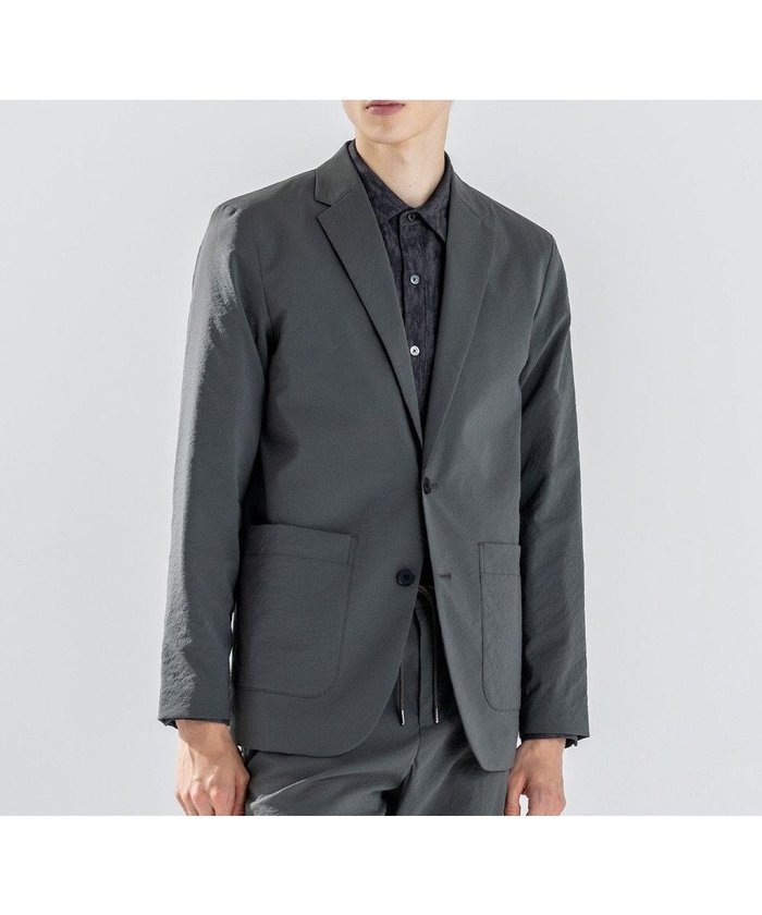 【ジョゼフ オム/JOSEPH HOMME / MEN】の新素材【撥水性/吸湿速乾性/ストレッチ/洗える】グレインウェーブストレッチ / ジャケット インテリア・キッズ・メンズ・レディースファッション・服の通販 founy(ファニー) https://founy.com/ ファッション Fashion メンズファッション Fashion for Men アウター Men's Coats Outerwear テーラードジャケット Tailored Jackets & Blazers ジャケット Jacket, Outerwear ストレッチ Stretch, Stretchy Fabric セットアップ Set-Up, Coordinated Outfit パッチ Patch, Appliqué ポケット Pocket, Pocket Detail 洗える Machine Washable A/W・秋冬 Autumn/Winter 軽量 Lightweight, Ultra Light |ID: prp329100004698514 ipo3291000000033928065