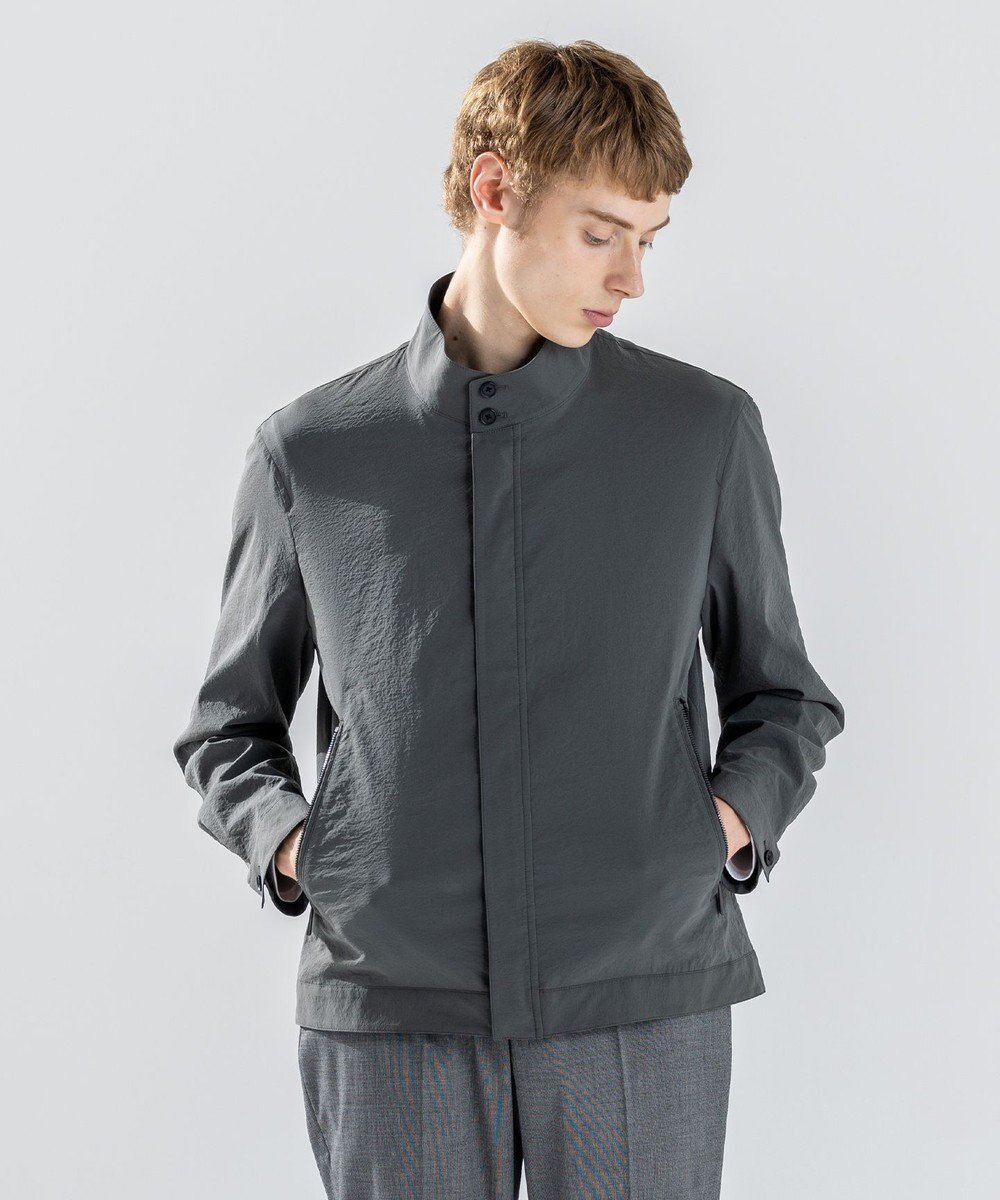 【ジョゼフ オム/JOSEPH HOMME / MEN】の新素材【撥水性/吸湿速乾性/ストレッチ/洗える】グレインウェーブストレッチ / ブルゾン インテリア・キッズ・メンズ・レディースファッション・服の通販 founy(ファニー) 　ファッション　Fashion　メンズファッション　Fashion for Men　アウター　Men's Coats Outerwear　ブルゾンジャケット / カジュアルアウター　Bomber Jackets & Blousons　洗える　Machine Washable　カフス　Cuff Design　軽量　Lightweight, Ultra Light　ジップ　Zip, Zipper　ジャケット　Jacket, Outerwear　スタンド　Stand Collar, Upright Stand　ストレッチ　Stretch, Stretchy Fabric　セットアップ　Set-Up, Coordinated Outfit　フロント　Front, Front Design　ブルゾン　Blouson, Bomber Jacket　ポケット　Pocket, Pocket Detail　A/W・秋冬　Autumn/Winter　ダークグリーン系|ID: prp329100004698516 ipo3291000000033928075