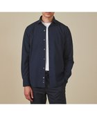 【五大陸/gotairiku / MEN】の【シワになりにくい/ストレッチ/洗える】ウールライク カジュアルシャツ_カッタウェイカラー ネイビー系|ID: prp329100004698522 ipo3291000000033928099