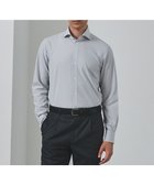 【五大陸/gotairiku / MEN】の【シワになりにくい/ストレッチ/洗える】ウールライク カジュアルシャツ_カッタウェイカラー スカイブルー系|ID: prp329100004698522 ipo3291000000033928102