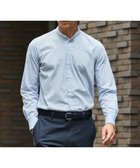 【五大陸/gotairiku / MEN】の【シワになりにくい/洗える】TCブロード シャツ_バンドカラー サックスブルー系|ID: prp329100004698527 ipo3291000000033928122