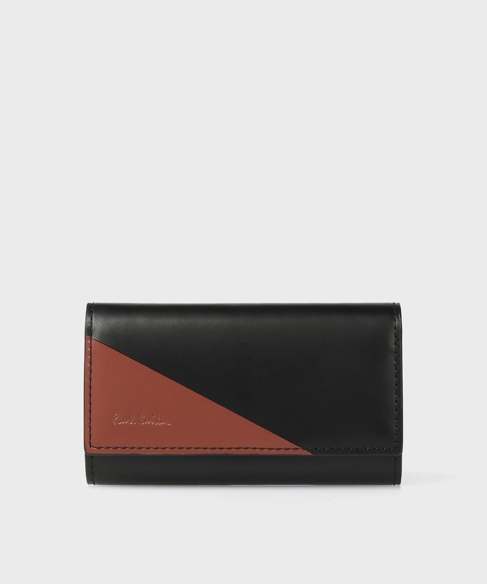 【ポールスミス/Paul Smith / MEN】のコンビネーション キーケース インテリア・キッズ・メンズ・レディースファッション・服の通販 founy(ファニー) 　ファッション　Fashion　メンズファッション　Fashion for Men　アクセサリー　Fashion Accessories　アクセサリー　Fashion Accessories　カッティング　Cutting Detail　シンプル　Simple, Minimal　財布　Wallet, Purse　メンズ　Men's, Menswear　新作・新入荷　New Arrivals / New In　エレガント 上品　Elegant　ブラック|ID: prp329100004698547 ipo3291000000033928238