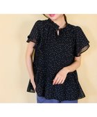 【フェルゥ/Feroux】の【2WAY・洗える】シフォンジョーゼットプリーツ ブラウス 人気、トレンドファッション・服の通販 founy(ファニー) ファッション Fashion レディースファッション Fashion for Women トップス・カットソー Cut & Sew Tops シャツ・ブラウス・オフィスカジュアル Elegant Blouses & Button-Ups インナー Innerwear シフォン Chiffon, Lightweight Fabric ジョーゼット Georgette, Semi-Sheer Fabric スリーブ Sleeve, Long Sleeve / Short Sleeve ドット Polka Dot, Dot Pattern フレア Flare, Flared フレンチ French, French Style プリーツ Pleats, Pleated ボトム Bottoms, Lower Wear モノトーン Monotone, Black and White リボン Ribbon, Bow 夏 Summer 春 Spring S/S・春夏 SS, Spring/Summer, Warm Season 洗える Machine Washable thumbnail ブラック系1|ID: prp329100004698554 ipo3291000000033928289