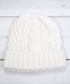 【石田製帽/ISHIDASEIBOU】の〈新色追加!〉カシミヤニット アラン編みワッチN ニット帽 オフ|ID: prp329100004698561 ipo3291000000034231635