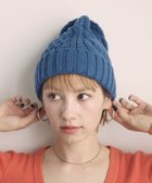 【石田製帽/ISHIDASEIBOU】の〈新色追加!〉カシミヤニット アラン編みワッチN ニット帽 ブルー|ID: prp329100004698561 ipo3291000000034231638