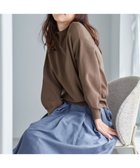 【エニー/ANY】の【洗濯機可能/8色展開】ソフトタッチポリエステルニット モカ|ID: prp329100004698564 ipo3291000000034605874