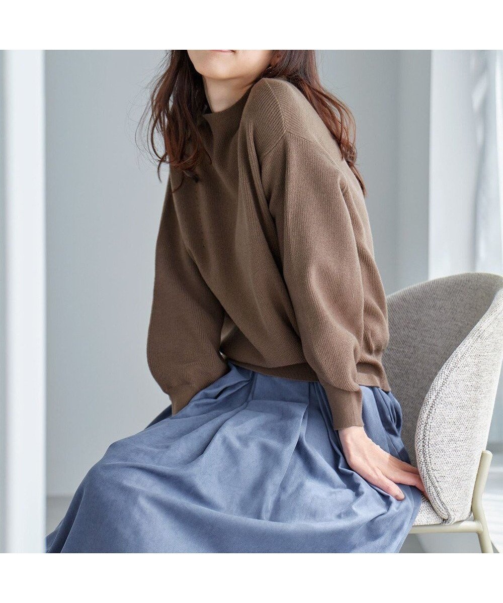 【エニー/ANY】の【洗濯機可能/8色展開】ソフトタッチポリエステルニット インテリア・キッズ・メンズ・レディースファッション・服の通販 founy(ファニー) ファッション Fashion レディースファッション Fashion for Women トップス・カットソー Cut & Sew Tops ニット Knit Tops & Sweaters セーター Sweater, Knitwear バランス Balance, Style Balance ボトルネック Bottle Neck, Mock Neck A/W・秋冬 Autumn/Winter モカ|ID: prp329100004698564 ipo3291000000034605874