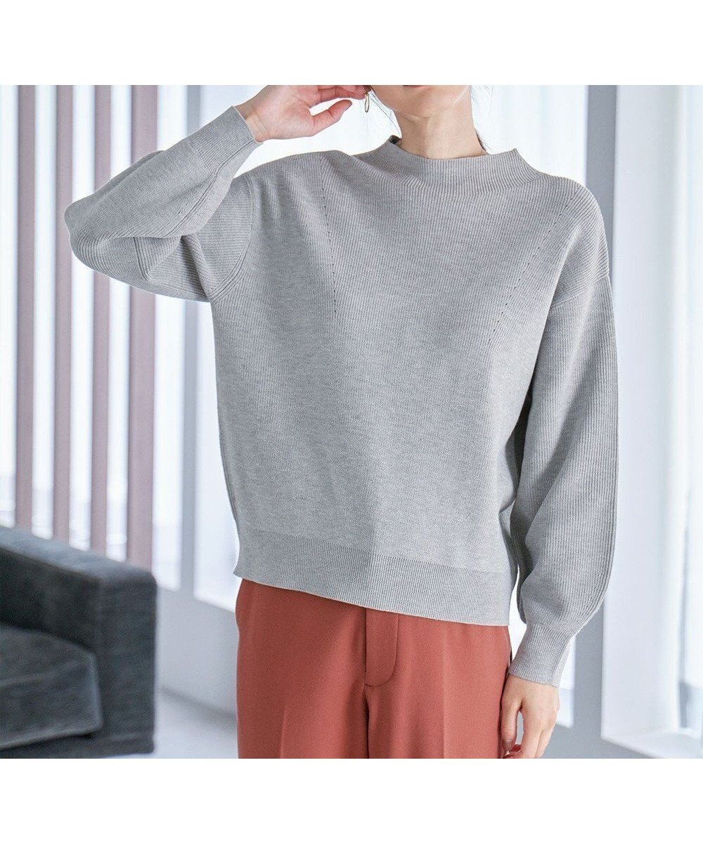 【エニー/ANY】の【洗濯機可能/8色展開】ソフトタッチポリエステルニット インテリア・キッズ・メンズ・レディースファッション・服の通販 founy(ファニー) ファッション Fashion レディースファッション Fashion for Women トップス・カットソー Cut & Sew Tops ニット Knit Tops & Sweaters セーター Sweater, Knitwear バランス Balance, Style Balance ボトルネック Bottle Neck, Mock Neck A/W・秋冬 Autumn/Winter グレー|ID: prp329100004698564 ipo3291000000034605876