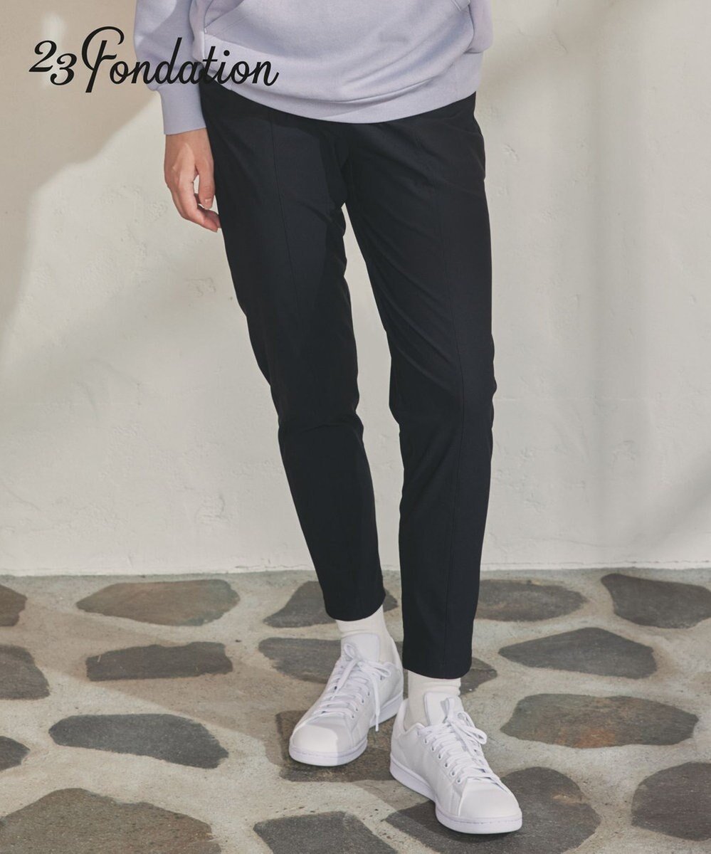【23区 ゴルフ/NIJYUSANKU GOLF】の【23Fondation/WOMEN】メリルハイテンション ジョガーパンツ インテリア・キッズ・メンズ・レディースファッション・服の通販 founy(ファニー) ファッション Fashion レディースファッション Fashion for Women パンツ Pants & Trousers ゴルフ Golf ジャケット Jacket, Outerwear ストレッチ Stretch, Stretchy Fabric スピンドル Spindle, Drawcord フロント Front, Front Design 春 Spring A/W・秋冬 Autumn/Winter 軽量 Lightweight, Ultra Light ブラック系|ID: prp329100004698565 ipo3291000000034473971