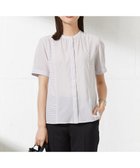 【ジェイ プレス/J.PRESS】の【洗える】ドビー強撚ストライプ 前開き ブラウス ラベンダー系1|ID: prp329100004698568 ipo3291000000033928412