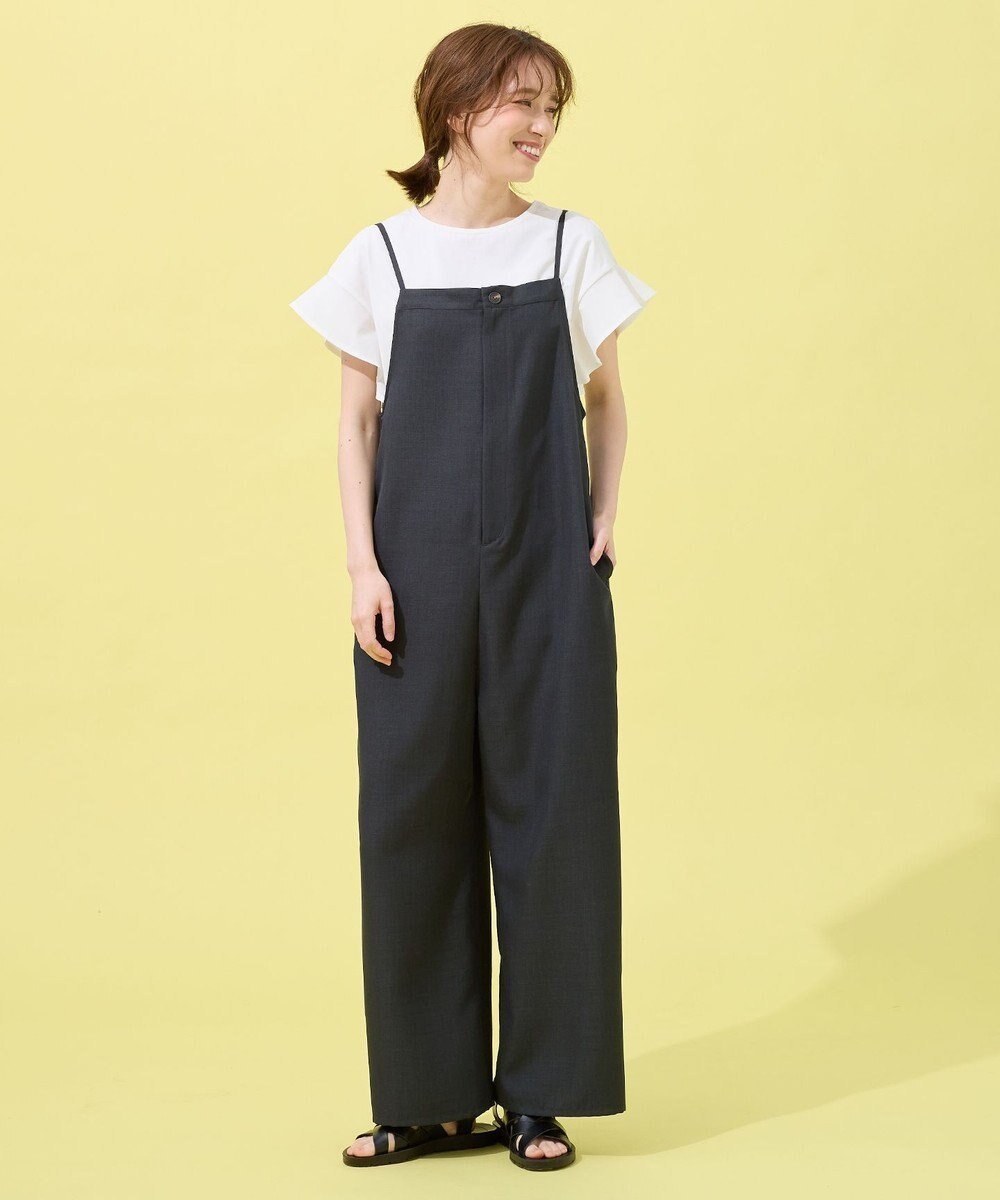 【エニー/ANY】の【洗濯機可】フロントジップサロペット インテリア・キッズ・メンズ・レディースファッション・服の通販 founy(ファニー) ファッション Fashion レディースファッション Fashion for Women ワンピース Dresses オールインワン・ワンピース Dresses and Jumpsuits サロペット&オールインワン Dungarees & Jumpsuit Styles おすすめ Recommended / Our Picks インナー Innerwear サロペット Overalls, Salopette ベーシック Basic, Essential マニッシュ Mannish, Boyish 夏 Summer 春 Spring S/S・春夏 SS, Spring/Summer, Warm Season チャコール|ID: prp329100004698575 ipo3291000000033928448