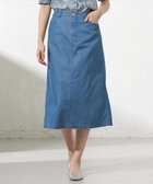 【ジェイ プレス/J.PRESS】の【洗える】4ozライトデニム スカート ダルブルー系|ID: prp329100004698584 ipo3291000000033928499