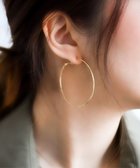 【フィービィー/phoebe】の≪雑誌掲載商品≫ツイストラインフープイヤリング ゴールド ゴールド|ID: prp329100004698599 ipo3291000000034565929