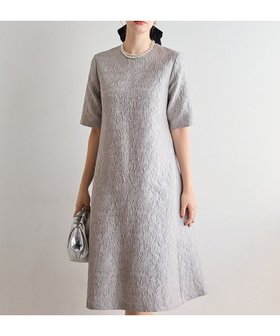 【23区/NIJYUSANKU】の【APPLAUDIR】フラワージャカード ドレス 人気、トレンドファッション・服の通販 founy(ファニー) ファッション Fashion レディースファッション Fashion for Women ワンピース Dresses フォーマル・パーティードレス・結婚式用ドレス Elegant & Casual Dresses エレガント 上品 Elegant ジャカード／ジャガード Jacquard, Woven Pattern ドレス Dress, One-Piece パーティ Party, Party Style フラワー Flower, Floral リーフ Leaf, Botanical Leaf A/W・秋冬 Autumn/Winter 新作・新入荷 New Arrivals / New In 結婚式 Wedding 2025年 2025 2025-2026秋冬・A/W Autumn/Winter 2025–26 AW25–26 |ID:prp329100004698606