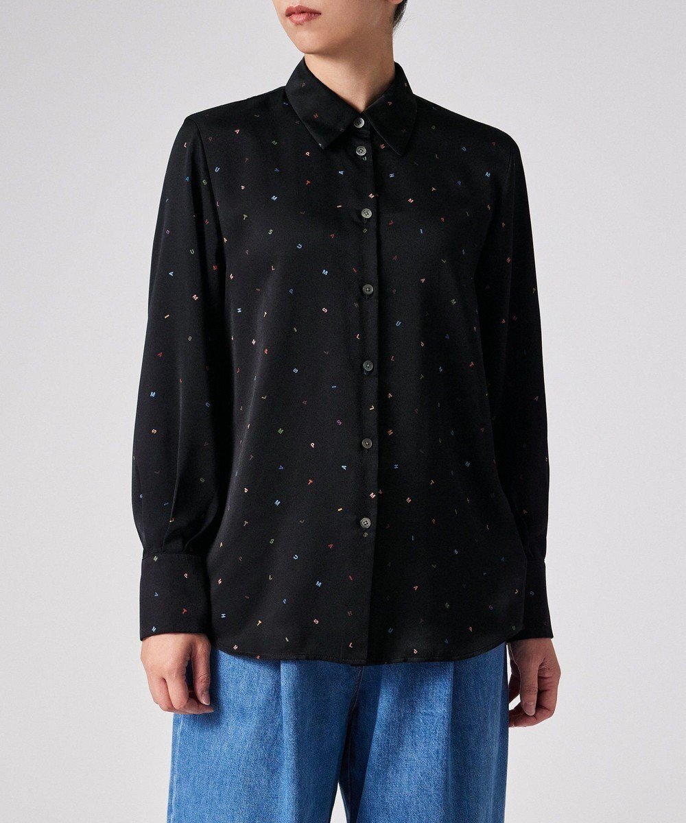 【ポール スミス/Paul Smith】のPS Stamp ブラウス 人気、トレンドファッション・服の通販 founy(ファニー) ファッション Fashion レディースファッション Fashion for Women トップス・カットソー Cut & Sew Tops シャツ・ブラウス・オフィスカジュアル Elegant Blouses & Button-Ups とろみ Fluid, Flowy Fabric エレガント 上品 Elegant カラフル Colorful Design サテン Satin, Glossy Fabric モダン Modern, Contemporary モチーフ Motif, Design Theme リラックス Relax, Relaxed Fit 夏 Summer S/S・春夏 SS, Spring/Summer, Warm Season A/W・秋冬 Autumn/Winter other-1|ID: prp329100004698612 ipo3291000000034029252
