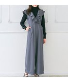 【フェルゥ/Feroux】のフリルデザイン サロペット パンツ ライトグレー系|ID: prp329100004698613 ipo3291000000033928714