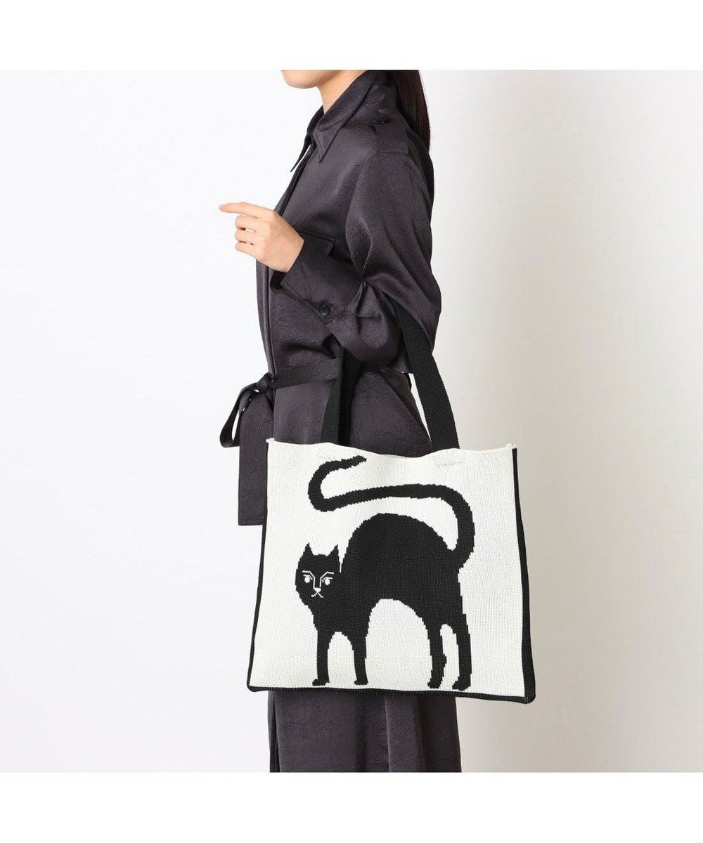 【アンビリオン/UNBILLION】のカシュカシュ cachecache / アニマルモチーフニットトート 人気、トレンドファッション・服の通販 founy(ファニー) ファッション Fashion レディースファッション Fashion for Women トップス・カットソー Cut & Sew Tops ニット Knit Tops & Sweaters アニマル Animal Print イラスト Illustration カラフル Colorful Design ネコ Cat, Feline Motif 猫 Cat, Kitty ハンド Hand, Handmade ミックス Mix, Mixed Style モチーフ Motif, Design Theme 再入荷 Restock / Back in Stock other-1|ID: prp329100004698616 ipo3291000000033928733