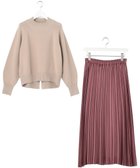 【エニィ スィス/any SiS】の【2SET・洗える】ボリューム ニット×プリーツ スカート 人気、トレンドファッション・服の通販 founy(ファニー) ファッション Fashion レディースファッション Fashion for Women セットアップ Matching Sets スカート・ミニ/ミディ/マキシ Skirts / Mini, Midi & Maxi Skirts スカート Skirts プリーツスカート / 上品フェミニンスタイル Pleated Skirts エレガント 上品 Elegant 洗える Machine Washable サテン Satin, Glossy Fabric スリット Slit, Slit Detail スリーブ Sleeve, Long Sleeve / Short Sleeve セットアップ Set-Up, Coordinated Outfit トレンド Trend, Trending Now バランス Balance, Style Balance プリーツ Pleats, Pleated ミドル Middle Length, Mid Height A/W・秋冬 Autumn/Winter 新作・新入荷 New Arrivals / New In thumbnail グレージュ×ピンク|ID: prp329100004698618 ipo3291000000033928742