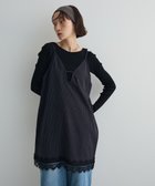 【グリーンパークス/Green Parks】の2WAYレース×ピンストライプキャミソールワンピース 人気、トレンドファッション・服の通販 founy(ファニー) ファッション Fashion レディースファッション Fashion for Women ワンピース Dresses おすすめ Recommended / Our Picks キャミソール Camisole, Spaghetti Strap Top ストライプ Stripe, Striped Pattern フロント Front, Front Design ポケット Pocket, Pocket Detail ミドル Middle Length, Mid Height レース Lace, Lace Fabric エレガント 上品 Elegant A/W・秋冬 Autumn/Winter thumbnail Dark Navy|ID: prp329100004698623 ipo3291000000033928763