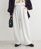 【グリーンパークス/Green Parks】の・ELENCARE DUE コクーンイージーパンツ Oatmeal|ID: prp329100004698627 ipo3291000000034327410