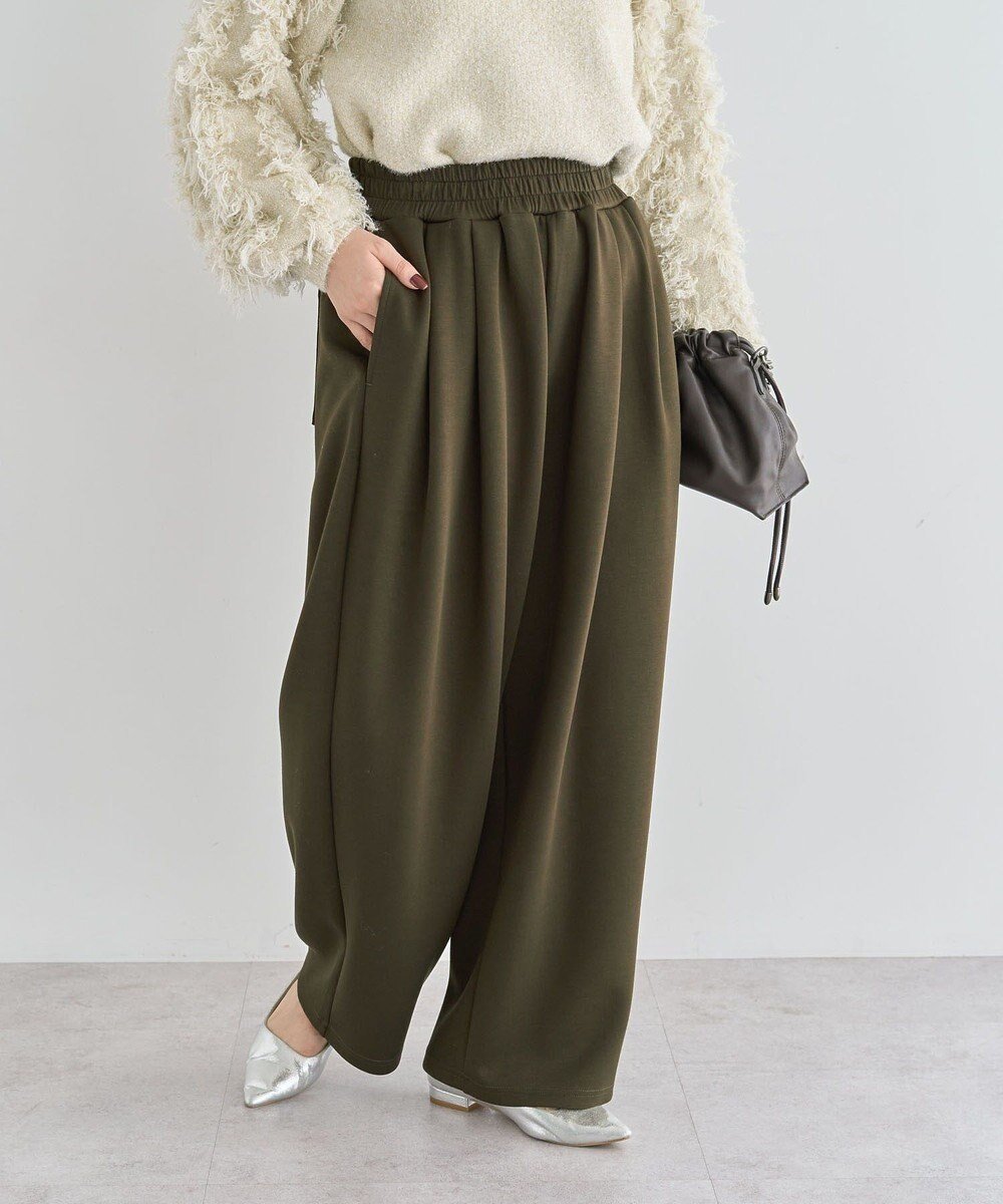 【グリーンパークス/Green Parks】の・ELENCARE DUE コクーンイージーパンツ インテリア・キッズ・メンズ・レディースファッション・服の通販 founy(ファニー) 　ファッション　Fashion　レディースファッション　Fashion for Women　パンツ　Pants & Trousers　おすすめ　Recommended / Our Picks　シンプル　Simple, Minimal　バランス　Balance, Style Balance　ポケット　Pocket, Pocket Detail　A/W・秋冬　Autumn/Winter　Khaki|ID: prp329100004698627 ipo3291000000034327414
