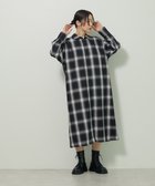 【グリーンパークス/Green Parks】のロングシャツワンピース 人気、トレンドファッション・服の通販 founy(ファニー) ファッション Fashion レディースファッション Fashion for Women ワンピース Dresses シャツワンピース / 1枚で着映えコーデ Shirt Dresses 新作・新入荷 New Arrivals / New In ボトム Bottoms, Lower Wear ポケット Pocket, Pocket Detail ロング Long, Long-Length 無地 Plain, Solid Color A/W・秋冬 Autumn/Winter thumbnail Check Black|ID: prp329100004698630 ipo3291000000033928790