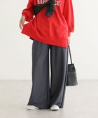 【グリーンパークス/Green Parks】の楽ちんプリーツワイドパンツ Charcoal Gray|ID: prp329100004698643 ipo3291000000033928838