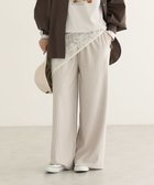 【グリーンパークス/Green Parks】の楽ちんプリーツワイドパンツ Ecru|ID: prp329100004698643 ipo3291000000033928841