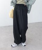 【グリーンパークス/Green Parks】のウエストレイヤードワイドパンツ Black|ID: prp329100004698646 ipo3291000000033928853