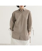 【グリーンパークス/Green Parks】のイージーケア袖シャーリングシャツ 人気、トレンドファッション・服の通販 founy(ファニー) ファッション Fashion レディースファッション Fashion for Women トップス・カットソー Cut & Sew Tops シャツ・ブラウス・オフィスカジュアル Elegant Blouses & Button-Ups 秋 Autumn コンシャス Conscious, Bodycon シャーリング Shirring, Ruched ショルダー Shoulder, Shoulder Strap スラックス Slacks, Dress Pants スリット Slit, Slit Detail スリーブ Sleeve, Long Sleeve / Short Sleeve ドロップ Drop Shoulder, Dropped Style ビッグ Big, Oversized ポケット Pocket, Pocket Detail A/W・秋冬 Autumn/Winter thumbnail Beige|ID: prp329100004698647 ipo3291000000035715021