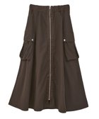 【グリーンパークス/Green Parks】の・SUGAR SPOON ミリタリーフレアスカート Brown|ID: prp329100004698651 ipo3291000000033928876