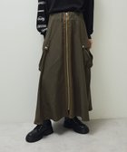 【グリーンパークス/Green Parks】の・SUGAR SPOON ミリタリーフレアスカート Khaki|ID: prp329100004698651 ipo3291000000034007369