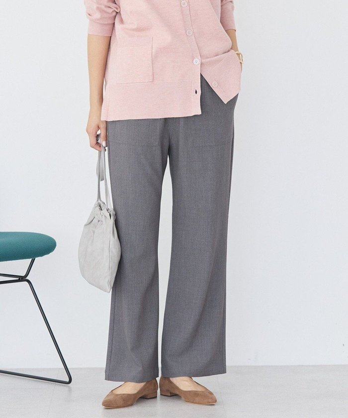 【アメリカンホリック/AMERICAN HOLIC】の美・美・美ベイカーフレアパンツ インテリア・キッズ・メンズ・レディースファッション・服の通販 founy(ファニー) https://founy.com/ ファッション Fashion レディースファッション Fashion for Women パンツ Pants & Trousers アメリカン American Style ギャザー Gathered, Ruffled 今季 This Season, Current Season シェイプ Shape, Slim Fit スタイリッシュ Stylish, Fashionable ストレッチ Stretch, Stretchy Fabric ストレート Straight, Straight Cut ツイル Twist, Twisted Detail ポケット Pocket, Pocket Detail A/W・秋冬 Autumn/Winter |ID: prp329100004698653 ipo3291000000033928882