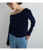 【グリーンパークス/Green Parks】のシアーベロアオフショル長袖プルオーバー 人気、トレンドファッション・服の通販 founy(ファニー) ファッション Fashion レディースファッション Fashion for Women トップス・カットソー Cut & Sew Tops シャツ・ブラウス・オフィスカジュアル Elegant Blouses & Button-Ups ロングTシャツ・Tシャツ Longline T-Shirts & Tees カジュアルプルオーバー・ニットトップス Pullovers & Knit Tops / Casual Pullovers カットソー・ベーシックTシャツ Cut-and-Sewn Tops / Stretch Tees & Basics ベロアトップス Velour Tops / Velvet-Look Items おすすめ Recommended / Our Picks カットソー Cut and Sewn Top コンパクト Compact, Small Size シアー Sheer, See-Through トレンド Trend, Trending Now ドレープ Drape, Draping Fabric フロント Front, Front Design ベロア Velour, Soft Velvet ポケット Pocket, Pocket Detail A/W・秋冬 Autumn/Winter 長袖 Long Sleeve, Full Sleeve thumbnail Navy|ID: prp329100004698654 ipo3291000000033928891