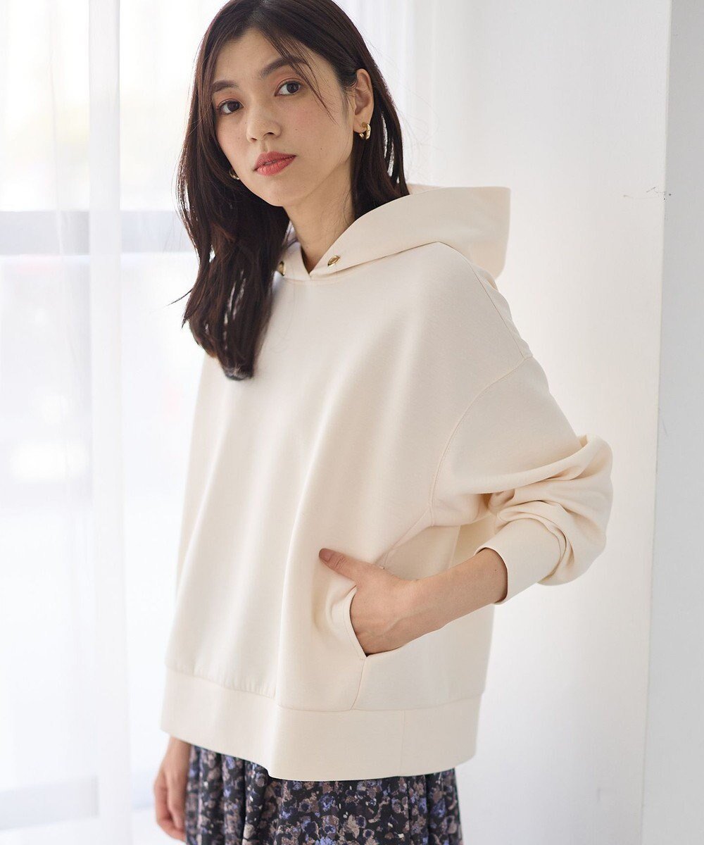 【エニー/ANY】の【WEB限定】ダンボールパーカー インテリア・キッズ・メンズ・レディースファッション・服の通販 founy(ファニー) ファッション Fashion レディースファッション Fashion for Women トップス・カットソー Cut & Sew Tops レディースパーカー・カジュアルフーディー Casual Hoodies & Sweatshirts インナー Innerwear 洗える Machine Washable カットソー Cut and Sewn Top デニム Denim, Jeans Material パーカー Hoodie, Parka ポケット Pocket, Pocket Detail A/W・秋冬 Autumn/Winter おすすめ Recommended / Our Picks エレガント 上品 Elegant エクリュ|ID: prp329100004698670 ipo3291000000033928949