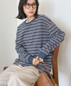 【アメリカンホリック/AMERICAN HOLIC】のアソートボーダーロングTシャツ 人気、トレンドファッション・服の通販 founy(ファニー) ファッション Fashion レディースファッション Fashion for Women トップス・カットソー Cut & Sew Tops シャツ・ブラウス・オフィスカジュアル Elegant Blouses & Button-Ups ロングTシャツ・Tシャツ Longline T-Shirts & Tees カットソー・ベーシックTシャツ Cut-and-Sewn Tops / Stretch Tees & Basics アメリカン American Style インナー Innerwear カットソー Cut and Sewn Top スタイリッシュ Stylish, Fashionable ベーシック Basic, Essential ボーダー Border, Stripe ポケット Pocket, Pocket Detail A/W・秋冬 Autumn/Winter thumbnail Navy|ID: prp329100004698688 ipo3291000000033929038