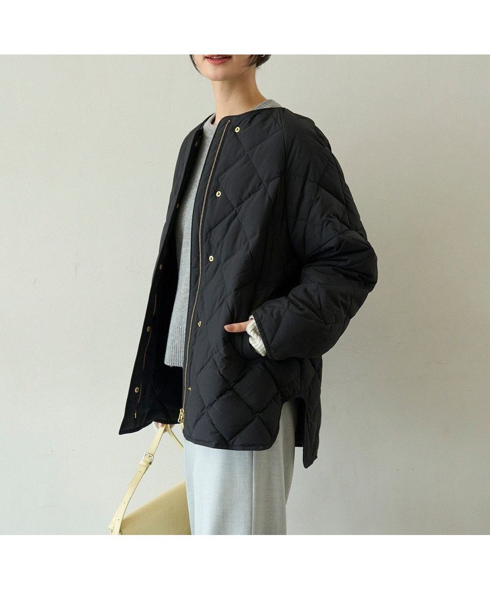 【アンフィーロ 自由区/UNFILO】の【自宅で洗濯OK / 軽量で暖かい】TAIONコラボ キルティングブルゾン インテリア・キッズ・メンズ・レディースファッション・服の通販 founy(ファニー) ファッション Fashion レディースファッション Fashion for Women アウター Coat / Outerwear Collection コート・ロングコート・ピーコート Long Coats, Peacoats & More レディースジャケット・軽アウター Jackets ブルゾンジャケット・スポーティアウター Blouson Jackets ウォッシャブル Machine Washable キルティング Quilted, Quilting コラボ Collaboration, Collab 軽量 Lightweight, Ultra Light ショート Short, Short Length ジャケット Jacket, Outerwear タフタ Taffeta, Structured Fabric タンブラー Tumbler, Travel Mug ダウン Down, Puffer トレンド Trend, Trending Now 定番 Standard, Basic Item 人気 Popular, Best Seller フロント Front, Front Design ブルゾン Blouson, Bomber Jacket 防寒 Cold Protection, Winter-Ready 冬 Winter / This Winter A/W・秋冬 Autumn/Winter おすすめ Recommended / Our Picks 新作・新入荷 New Arrivals / New In ブラック|ID: prp329100004698689 ipo3291000000034235825