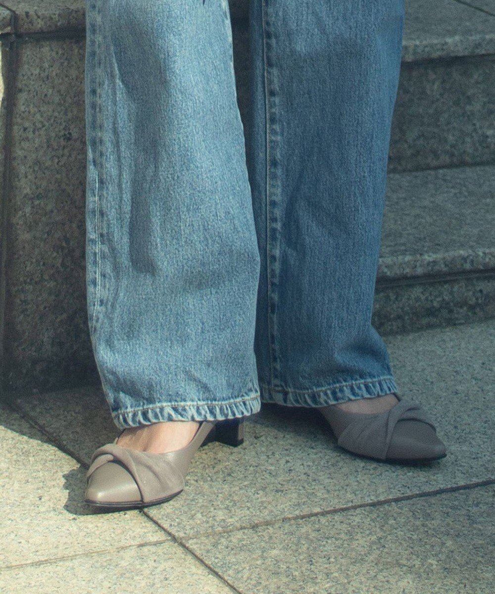 【リーガル フットコミュニティ/REGAL FOOT COMMUNITY】の【ビューフィット】A65Y ドレープデザインパンプス パンプス インテリア・キッズ・メンズ・レディースファッション・服の通販 founy(ファニー) 　ファッション　Fashion　レディースファッション　Fashion for Women　オケージョン　Occasion Wear　シューズ　Shoes, Footwear　シンプル　Simple, Minimal　ベーシック　Basic, Essential　日本製　Made In Japan　グレー|ID: prp329100004698690 ipo3291000000034413624