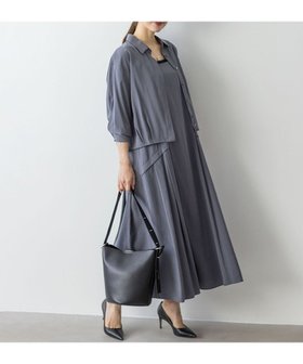 【組曲/KUMIKYOKU】の【WEB限定】バウンディングシャーティングキャミ ワンピース 人気、トレンドファッション・服の通販 founy(ファニー) ファッション Fashion レディースファッション Fashion for Women ワンピース Dresses キャミソールワンピース Camisole Dresses インナー Innerwear ヴィンテージ Vintage Style キャミワンピース Cami Dress, Slip Dress スリット Slit, Slit Detail ドレープ Drape, Draping Fabric 長袖 Long Sleeve, Full Sleeve ポケット Pocket, Pocket Detail 半袖 Short Sleeve, Half Sleeve A/W・秋冬 Autumn/Winter |ID:prp329100004698710