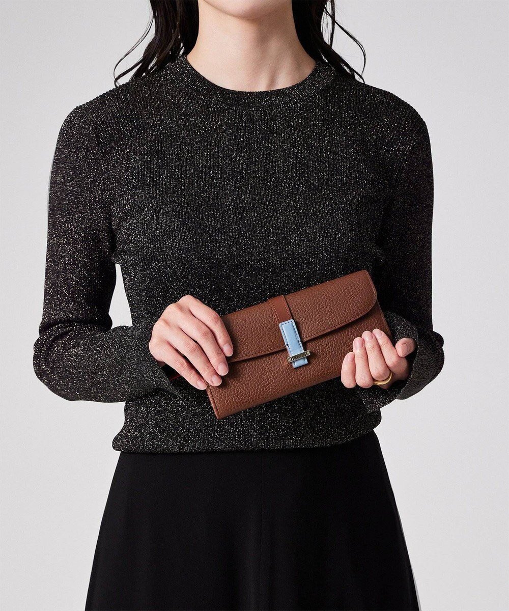 【ポール スミス/Paul Smith】のベルトストラップ 長財布 インテリア・キッズ・メンズ・レディースファッション・服の通販 founy(ファニー) 　ファッション　Fashion　レディースファッション　Fashion for Women　ミニ財布・二つ折り財布　Wallets & Card Cases　ベルト&ウエストマーク　Belts & Waist Accessories　シャドー　Shadow, Subtle Pattern　ストライプ　Stripe, Striped Pattern　財布　Wallet, Purse　フォルム　Silhouette, Form　ラウンド　Round, Round Neck　ラグジュアリー　Luxury, Elegant　エレガント 上品　Elegant　ブラウン|ID: prp329100004698714 ipo3291000000034686214