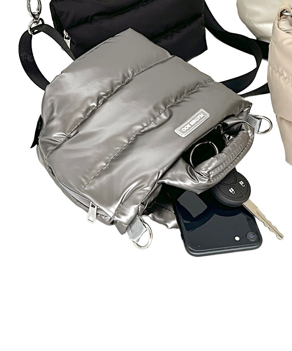 【ルートート/ROOTOTE】の3681【弾む軽さフェザールー】FE.ベビールー.モデレート-A インテリア・キッズ・メンズ・レディースファッション・服の通販 founy(ファニー) 　ファッション　Fashion　レディースファッション　Fashion for Women　カメラ　Camera Accessories　ショルダー　Shoulder, Shoulder Strap　スマート　Smart, Elegant　ダウン　Down, Puffer　フェザー　Feather, Feather Detail　プリント　Print, Printed Pattern　ベビー　Baby, Babywear　ポケット　Pocket, Pocket Detail　ランダム　Random, Irregular　新作・新入荷　New Arrivals / New In　02:ブロンズ|ID: prp329100004700084 ipo3291000000033937892