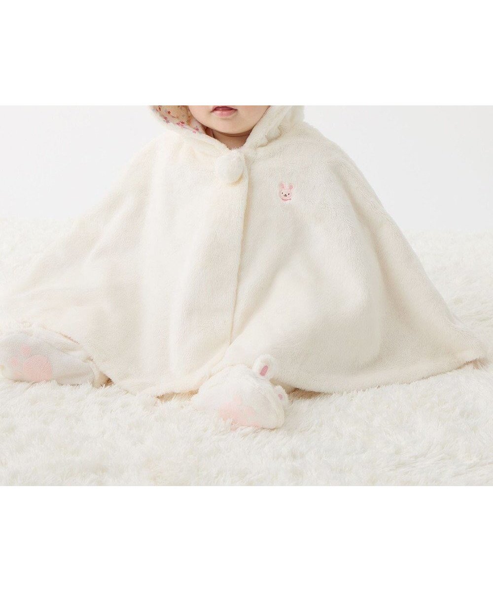 【ミキハウスホットビスケッツ/MIKI HOUSE HOT BISCUITS / KIDS】の【ミキハウス】【70-90cm】 マイクロファー マント 人気、トレンドファッション・服の通販 founy(ファニー) 　ファッション　Fashion　キッズファッション　Fashion for Kids　アウター　Coat Outerwear /Kids　おすすめ　Recommended / Our Picks　なめらか　Smooth, Silky Texture　ジャケット　Jacket, Outerwear　ダウン　Down, Puffer　ベビー　Baby, Babywear　人気　Popular, Best Seller　A/W・秋冬　Autumn/Winter　防寒　Cold Protection, Winter-Ready　 other-1|ID: prp329100004700103 ipo3291000000033937941