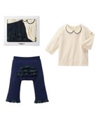【ミキハウスホットビスケッツ/MIKI HOUSE HOT BISCUITS / KIDS】の長袖Tシャツ&ベビーパンツギフトセット【BOX付き】 アイボリー|ID: prp329100004700110 ipo3291000000033937976