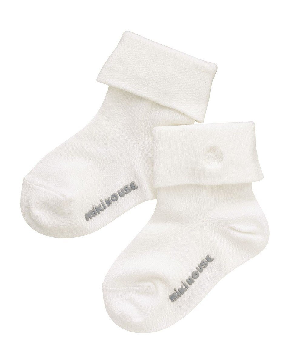 【ミキハウスホットビスケッツ/MIKI HOUSE HOT BISCUITS / KIDS】の【ミキハウス】【13-21cm】 二つ折りソックス 人気、トレンドファッション・服の通販 founy(ファニー) 　ファッション　Fashion　キッズファッション　Fashion for Kids　ソックス　Socks, Hosiery　フォーマル　Formal, Dressy　エレガント 上品　Elegant　入学式　Entrance Ceremony　結婚式　Wedding　 other-1|ID: prp329100004700117 ipo3291000000033937995