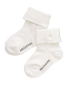 【ミキハウスホットビスケッツ/MIKI HOUSE HOT BISCUITS / KIDS】の【ミキハウス】【13-21cm】 二つ折りソックス 白|ID: prp329100004700117 ipo3291000000033937996