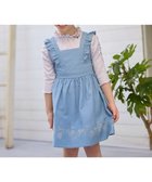 【エニィ/ANY / KIDS】の【チェリーベリーシリーズ】フルーツ 刺繍 ジャンパースカート ブルー|ID: prp329100004700119 ipo3291000000033938001