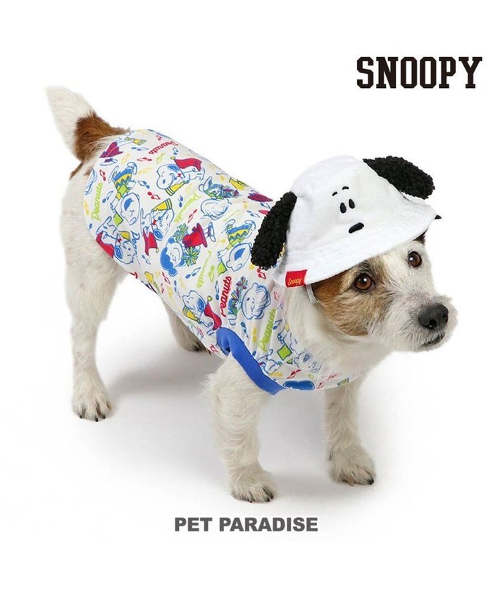 【ペットパラダイス/PET PARADISE / GOODS】のスヌーピー バケットハット付き Tシャツ 小型犬 インテリア・キッズ・メンズ・レディースファッション・服の通販 founy(ファニー) https://founy.com/ 夏 Summer 帽子 Hat, Headwear 春 Spring S/S・春夏 SS, Spring/Summer, Warm Season 犬 Dog ホーム・キャンプ・アウトドア・お取り寄せ Home Living / Home & Lifestyle / Camping Gear / Outdoor Camping ペットグッズ Pet Supplies |ID: prp329100004700125 ipo3291000000033938015